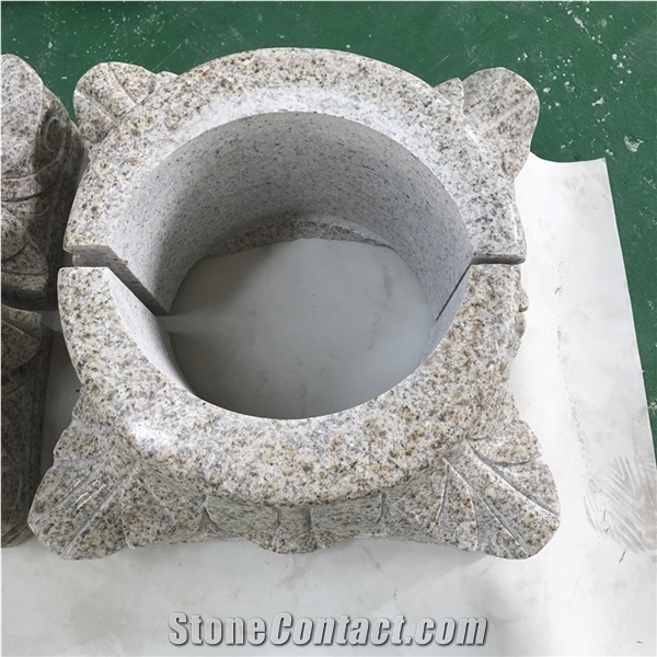 Morden Design Customized Natura Granite Column Base for Sale
