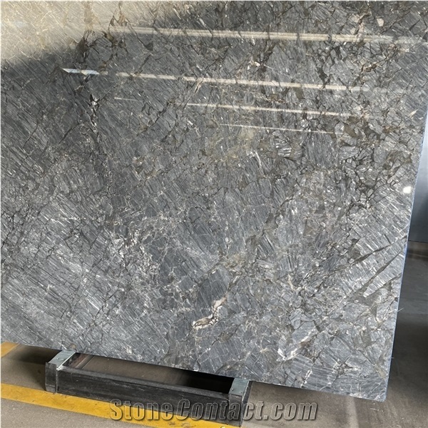 Natural Marble Calacatta Grey Marble Slabs for Wall