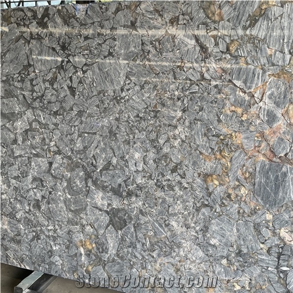 Natural Marble Calacatta Grey Marble Slabs for Wall