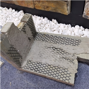 Natural Slate Corner Stone Garden Exterior Wall Decoration