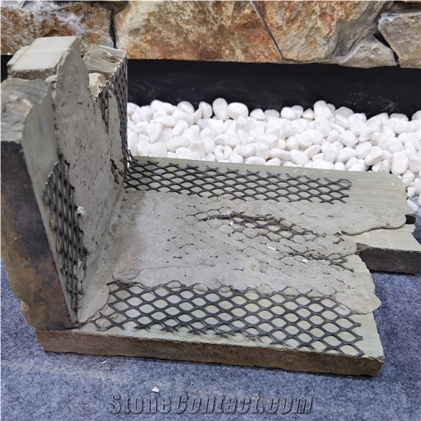 Natural Slate Corner Stone Garden Exterior Wall Decoration