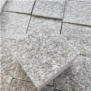 Pink Granite Cube Paving for Outdoor Driveway Patio Pavement