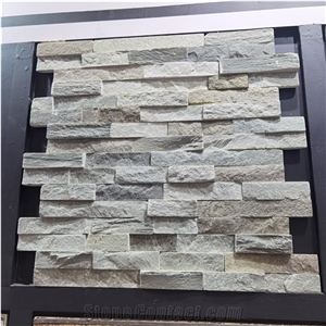 Quartzite Stack Stone Veneer Tile Wall Panel Exterior