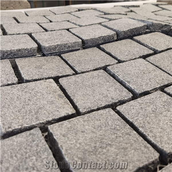 Rectangle Sesame Black Granite Paving Stone Driceway