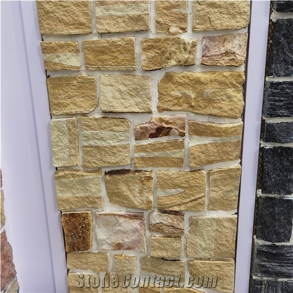 Rusty Slate Loose Stone Veneer Sheet Random