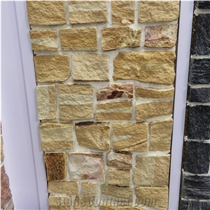 Rusty Slate Loose Stone Veneer Sheet Random