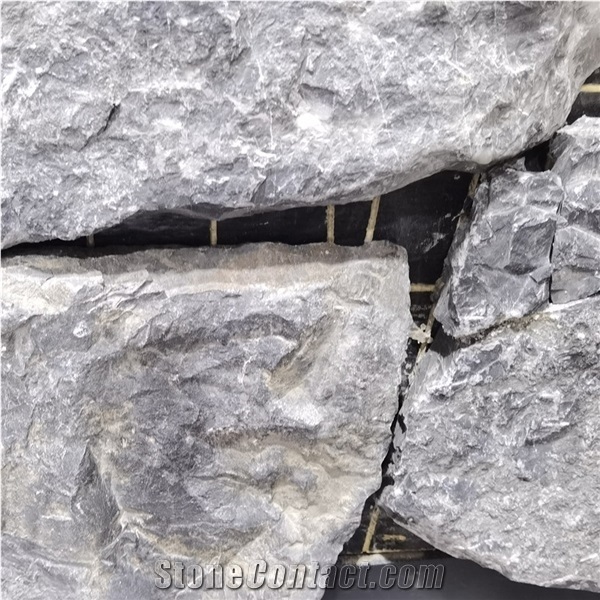 Slate Loose Stone Castle Rock Panel Wall Decoration