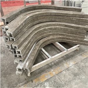 Thunder Grey Marble Molding Skirting Board