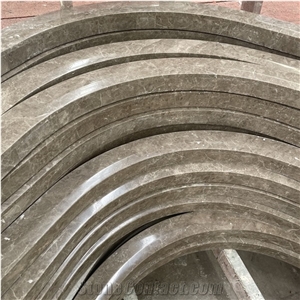 Thunder Grey Marble Molding Skirting Board