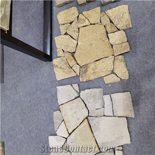 Wall Cladding Loose Stone Irregular Slate Crazy Paving Stone