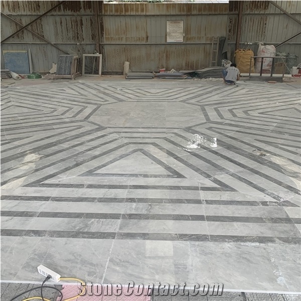 Waterjet Irregular Marble for Hotel Lobby Design