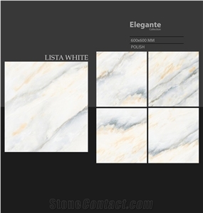 Florence Ceramic Tiles-Fantasy White Tiles 600x600 mm