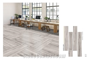 Florence Ceramic Wood Look Grey 200x1200 Strip Tiles 10 mm