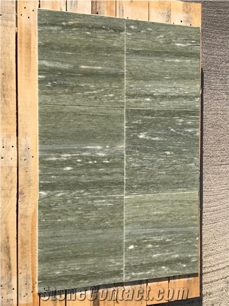 Verde Laguna Usak Green Marble Tiles