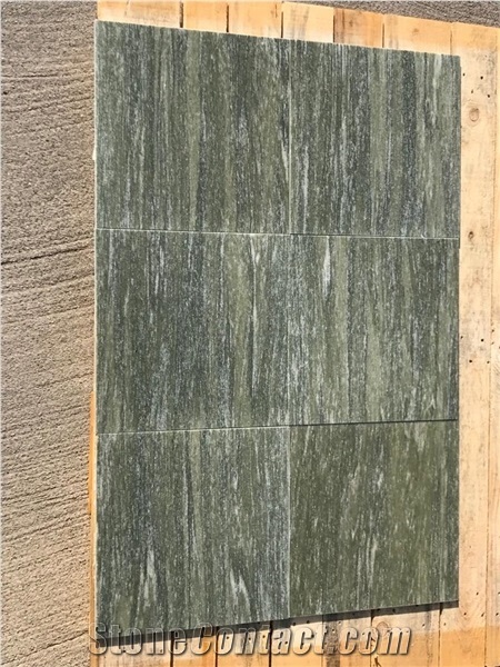 Verde Laguna Usak Green Marble Tiles
