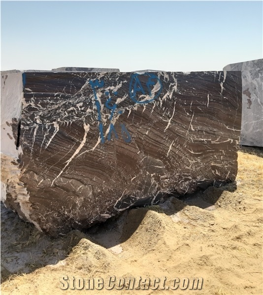Majestic Rose Marble Blocks, Rosso Golzar Marble Blocks