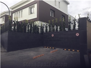 Black Basalt Tile Brushed 2*30*60cm