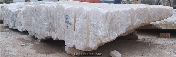 Afghan White Onyx Rough Blocks