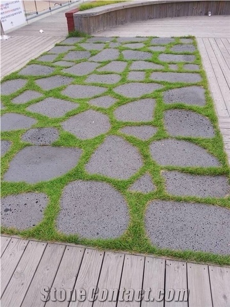 Basalt Paving Stone 50t Flagstone Paver, Walkway