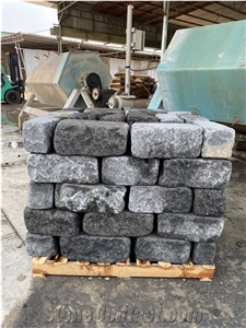 Volcanic Tumbled Basalt Stone Pavement