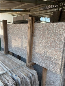Cheap Rosa Rose Granite Stone Big Slab and Small Tile