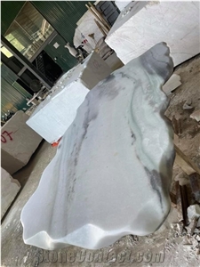 Natural Jade Marble Stone Slab Cut to Size Block Stone