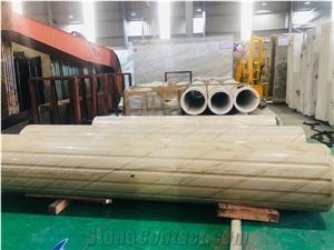 Natural Marble Stone Column Made in Vietnam