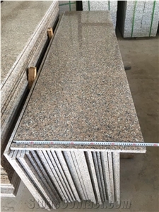 Pink Granite Stone Big Slab and Small Tile for Countertop