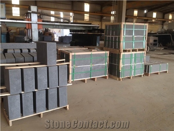Split Black and Grey Basalt Stone from Vietnam