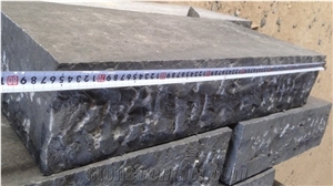Split Black and Grey Basalt Stone from Vietnam Quarry