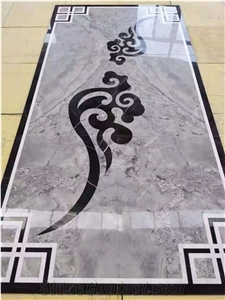 Brazilian Arabescato Marble Slab Tiles