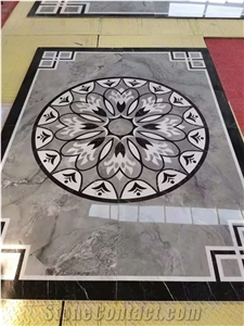 Brazilian Arabescato Marble Slab Tiles