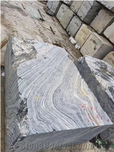 Ancient Wood Marble Big Blocks Black Marble Rough Blocks