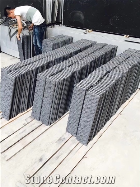 Basalt Garden Waterfall Feature Wall Exposed Stone Texture