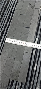 Black Slate Z Stone Black Slate Stacked Stone Ledger Veneer