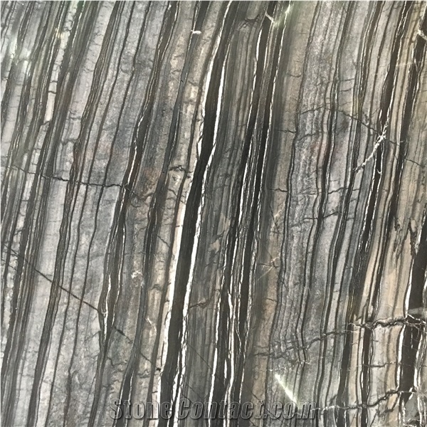 Black Wooden Marble Skirting Slabs Wall Cladding Tiles