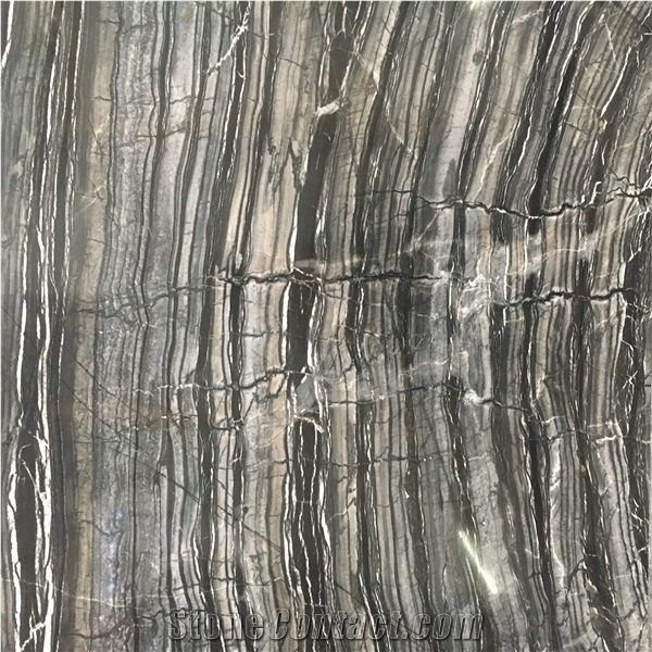 Black Wooden Marble Skirting Slabs Wall Cladding Tiles