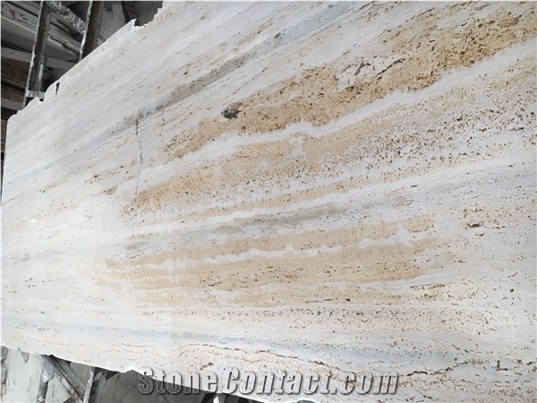 Blue Travertino Romano Wall Covering Slabs Floor Tiles