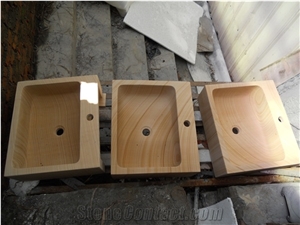 China Sandstone Vessel Farm Basins Sandstone Rectangle Sinks