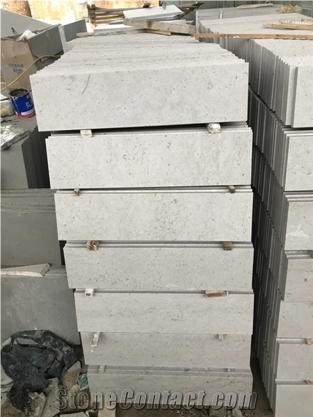 China White Travertine Stone Flooring Tiles Covering Floor