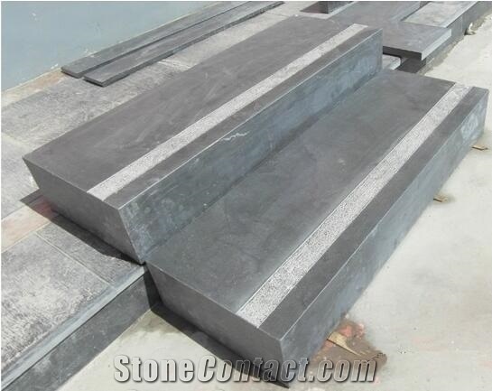 Garden Blue Stone Block Steps Staircase Threshold Treads