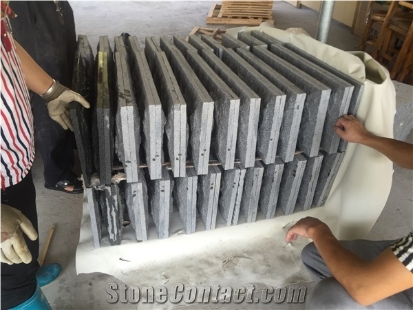 Granite Mushroom Garden Wall Cladding Split Face Mushroom