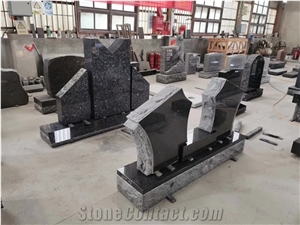 Granite Slant Cemetery Gravestone Markers Upright Headstones