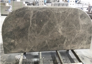 Ogee Marble Reception Desk Counter Restaurant Stone Work Top