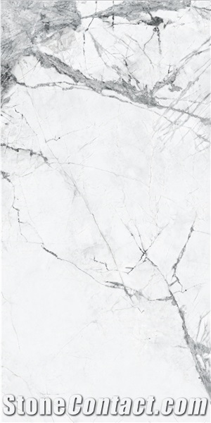 Verona White Marble Looking Ceramic Slab