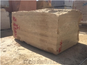 Iranian Beige Travertine Blocks