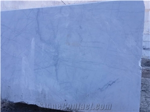 Iranian Crystal White Wavy Marble Blocks