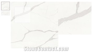 Sanary Calacatta Venice Artificial Quartz Stone Slabs