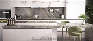 F308 Qomolangma Quartz Kitchen Countertop