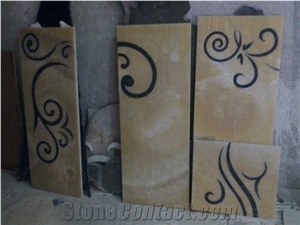 Marble Waterjet Pattern, Floor Medallions